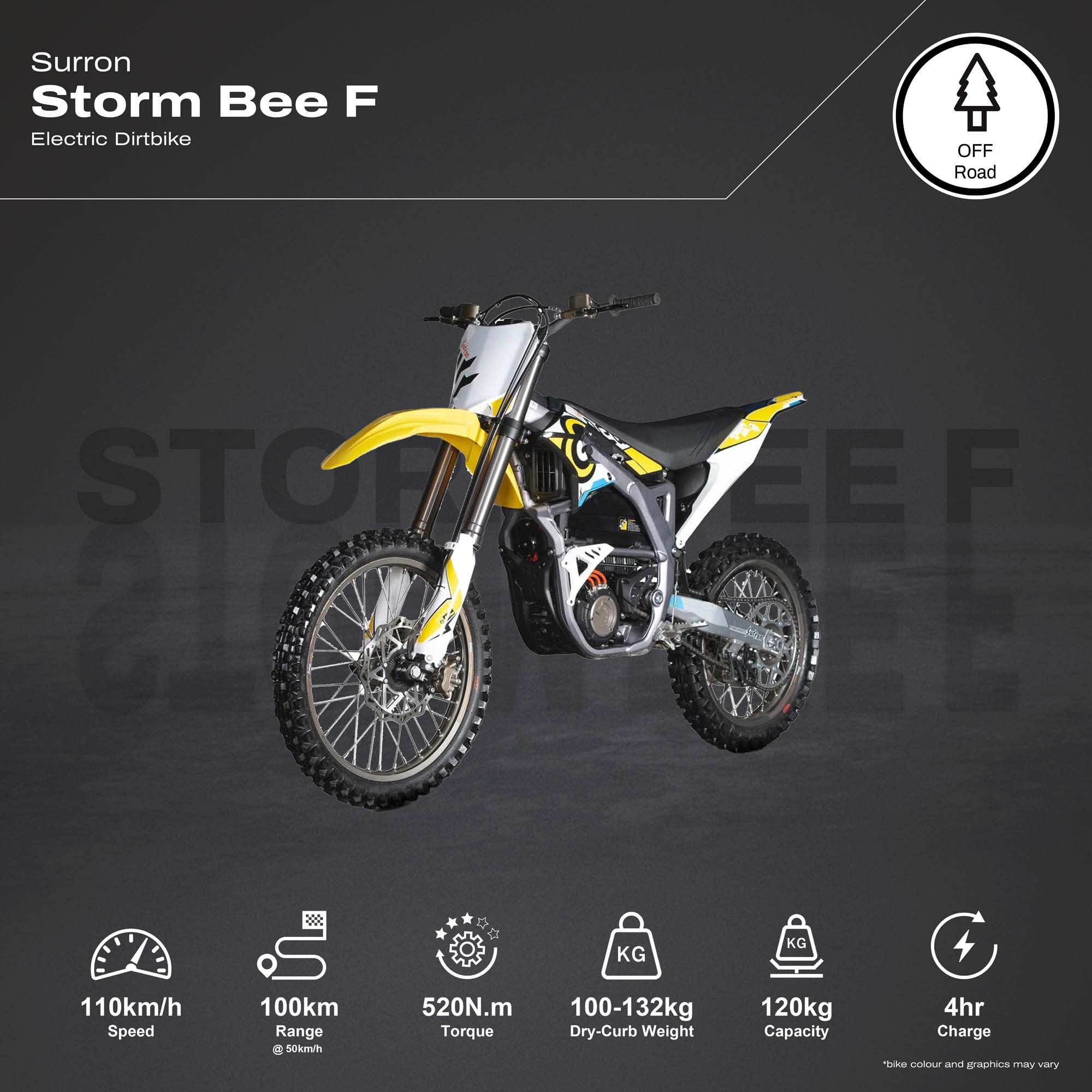 Sur ron storm online bee specs